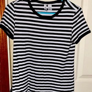 Striped t shirt dress